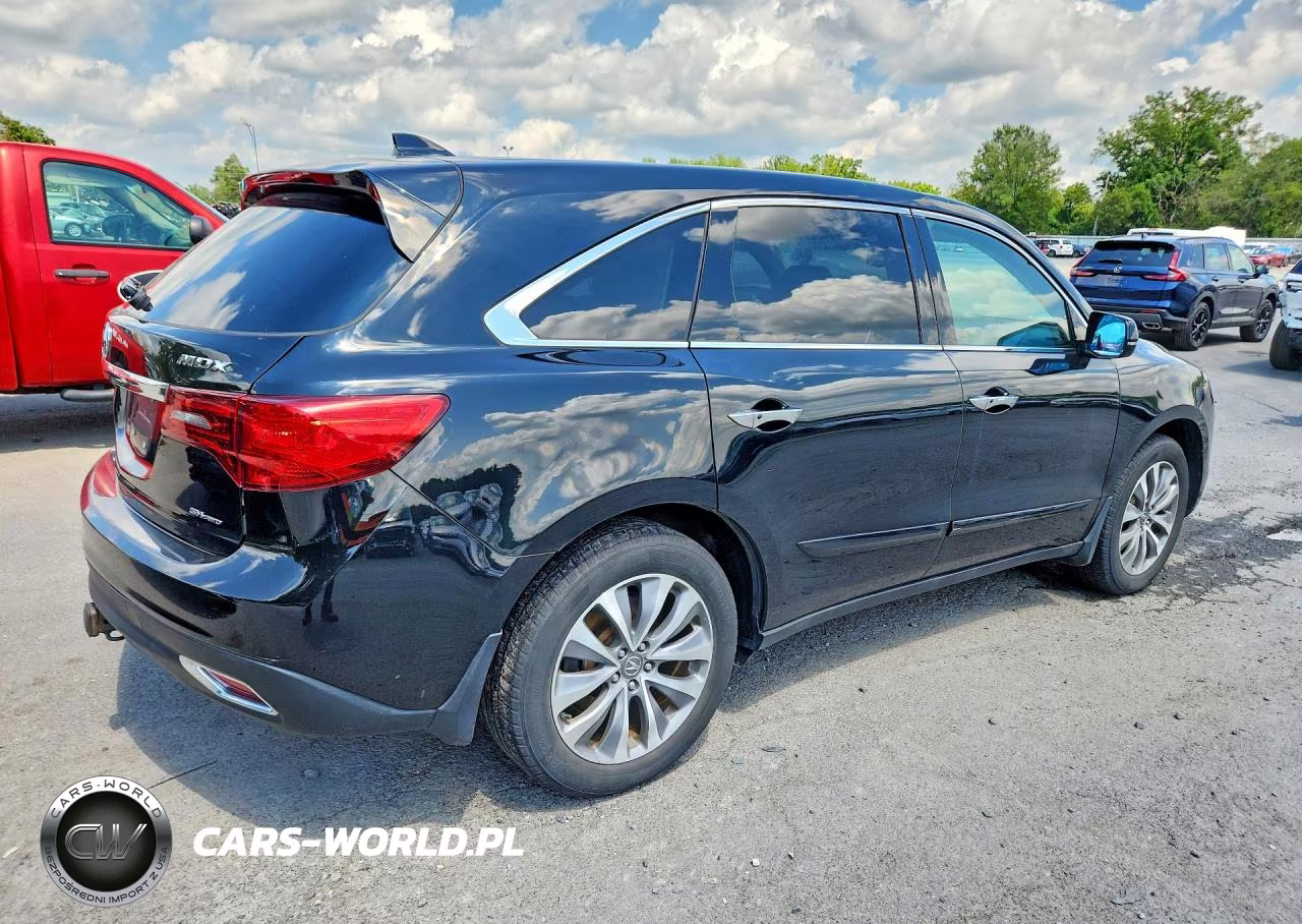2015 Acura Mdx Technology VIN:5FRYD4H42FB004663 - 3