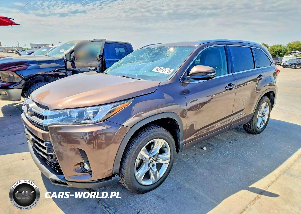 2019 Toyota Highlander Limited VIN:5TDYZRFH7KS368640 - 1