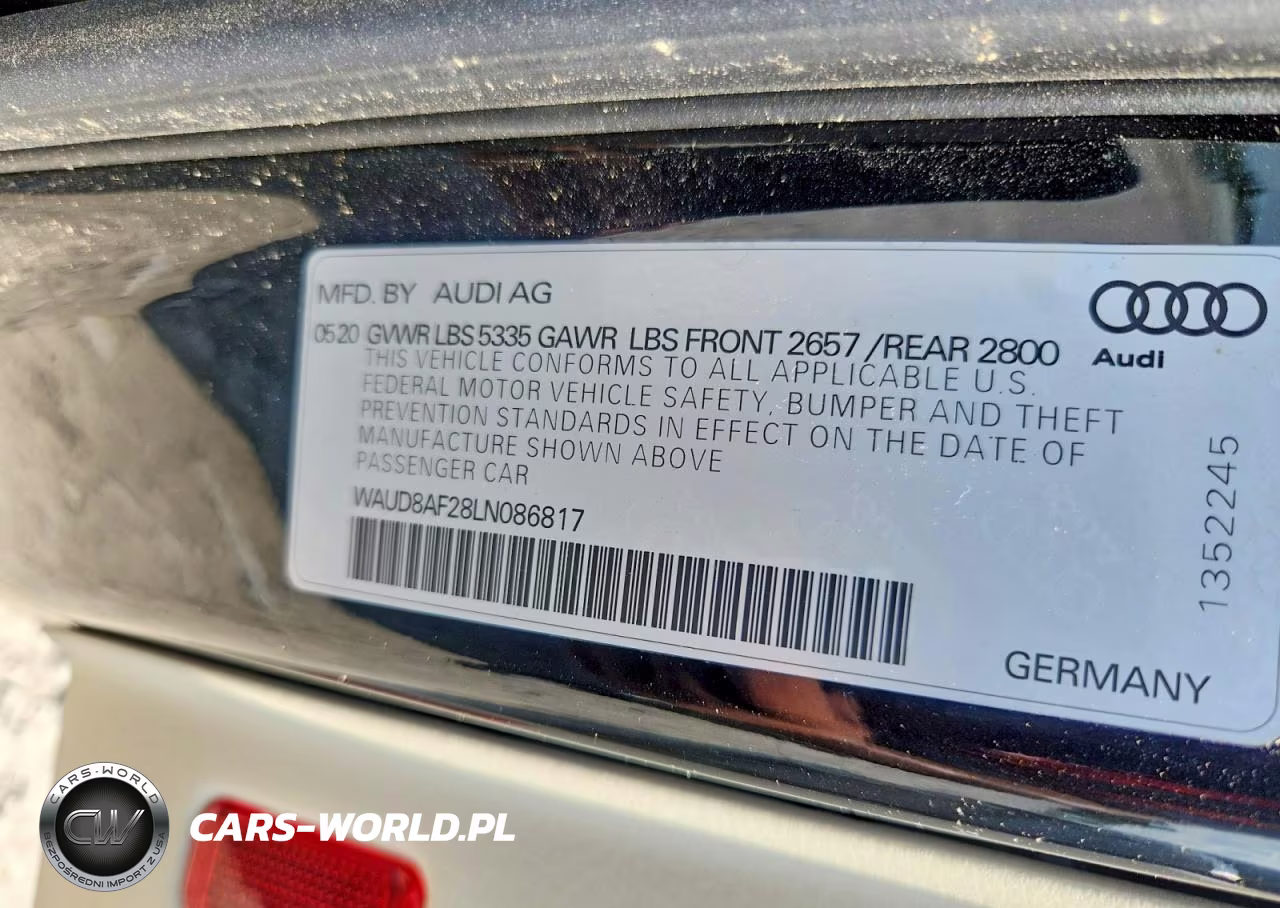 2020 Audi A6 Premium VIN:WAUD8AF28LN086817 - 12