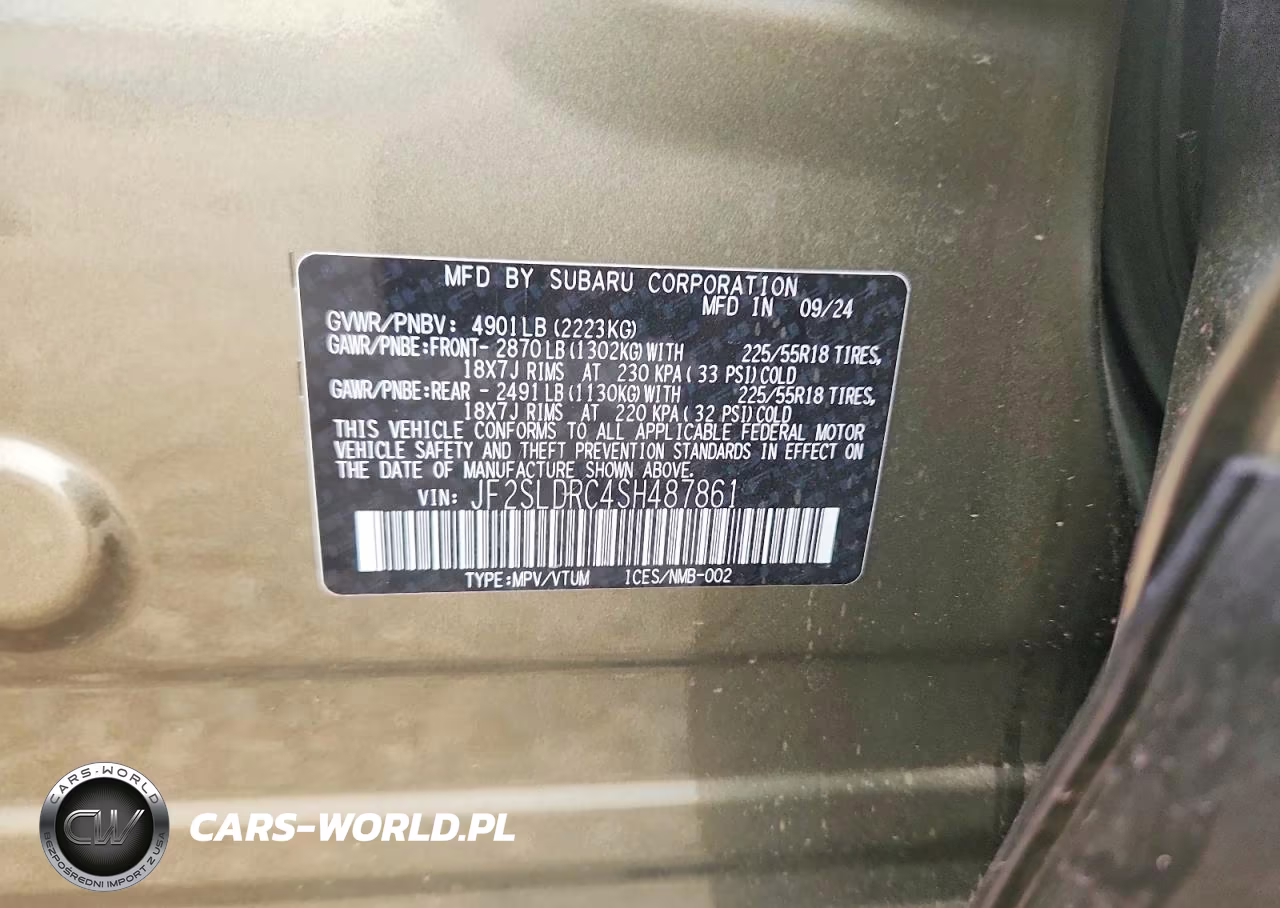 2025 Subaru Forester Limited VIN:JF2SLDRC4SH487861 - 13