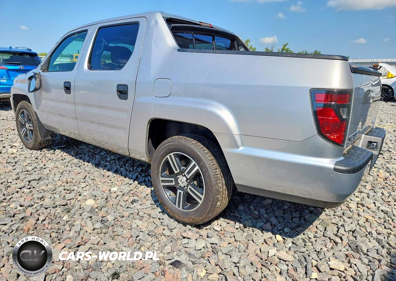2013 Honda Ridgeline Sport VIN:5FPYK1F76DB009629 - 2