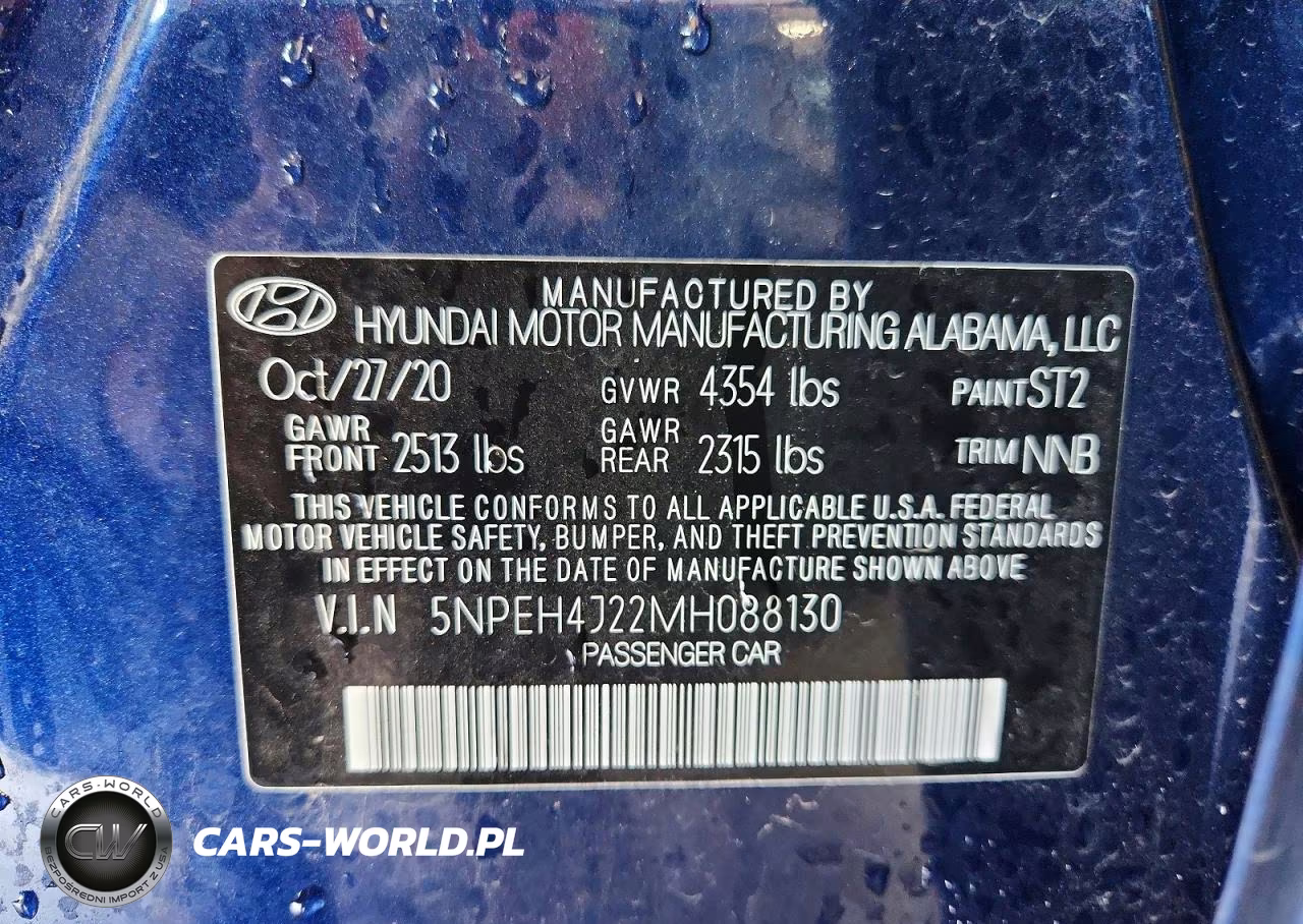 2021 Hyundai Sonata Limited VIN:5NPEH4J22MH088130 - 13