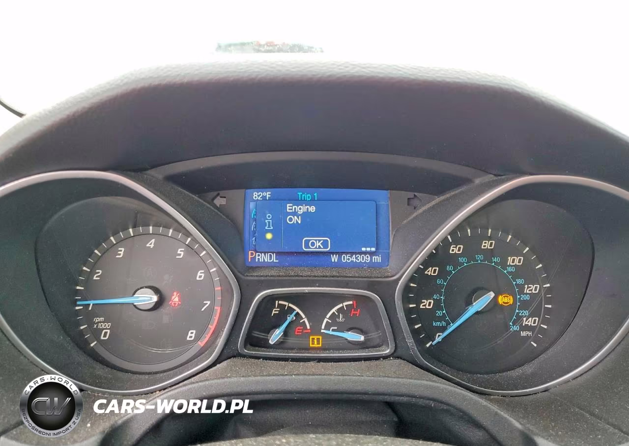 2014 Ford Focus Se VIN:1FADP3F29EL224385 - 9
