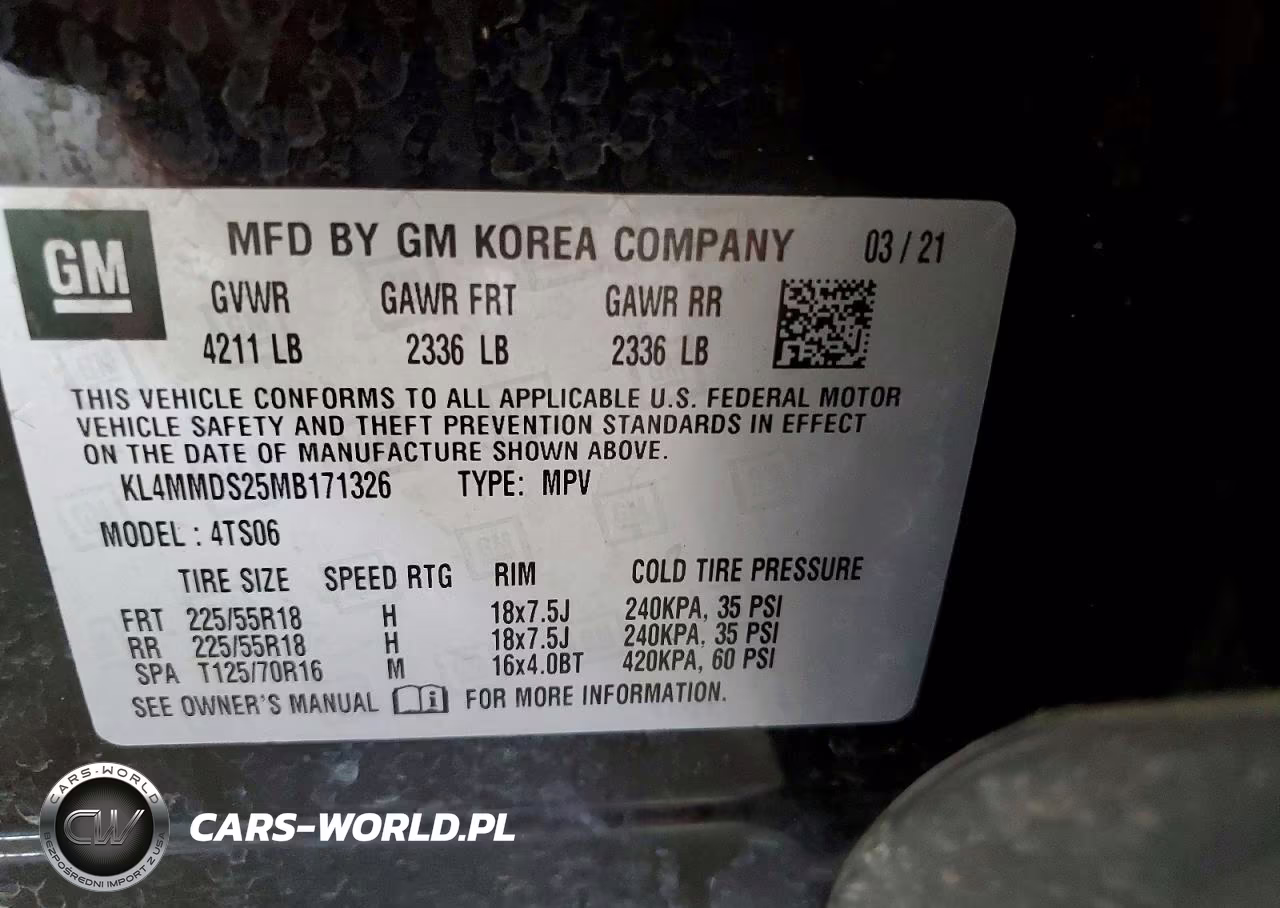 2021 Buick Encore Gx Select VIN:KL4MMDS25MB171326 - 12