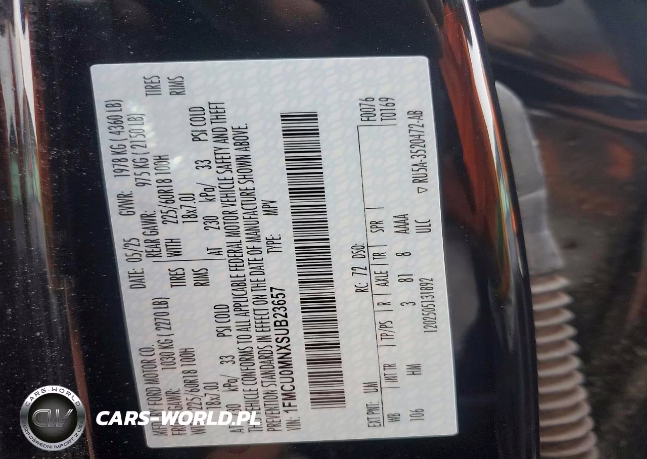 2025 Ford Escape St Line VIN:1FMCU9MN9SUA83981 - 13