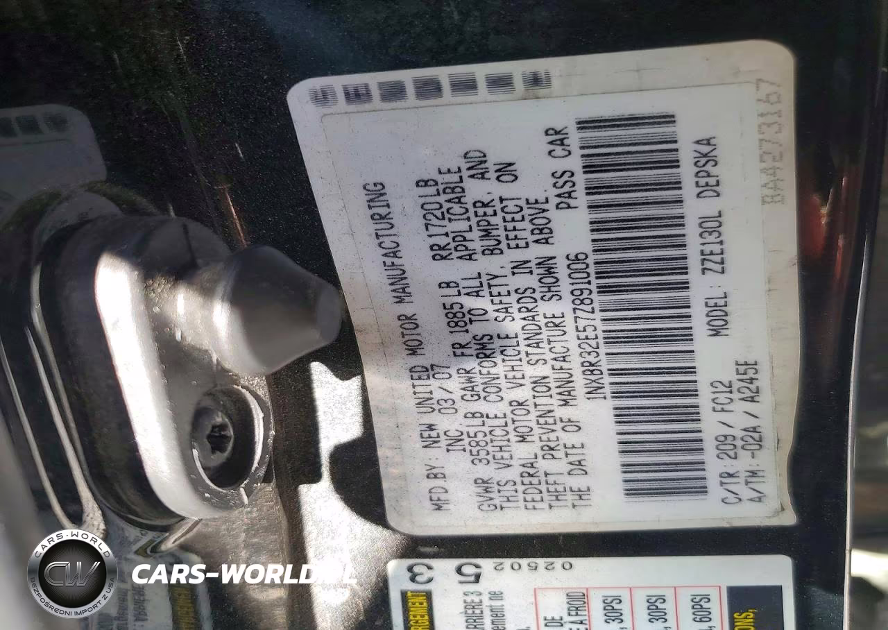 2007 Toyota Corolla S VIN:1NXBR32E57Z891006 - 12