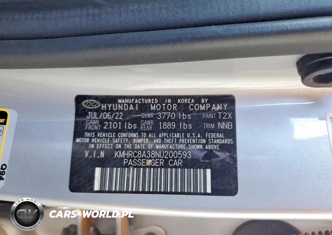 2022 Hyundai Venue Sel VIN:KMHRC8A38NU200593 - 13