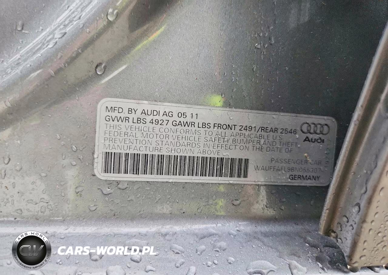 2011 Audi A4 Premium Plus VIN:WAUFFAFL9BN055307 - 13
