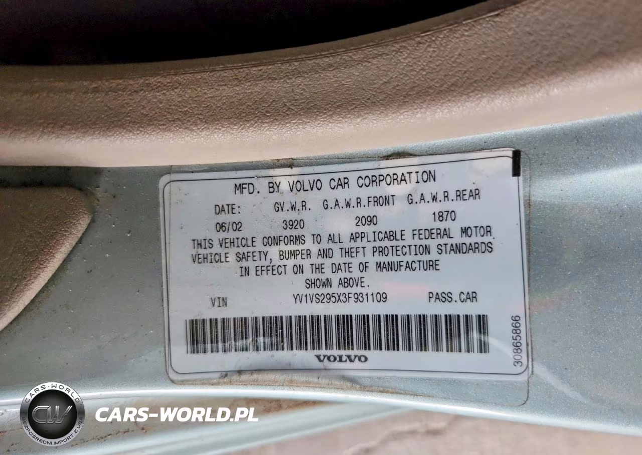 2003 Volvo S40 1.9T VIN:YV1VS295X3F931109 - 12