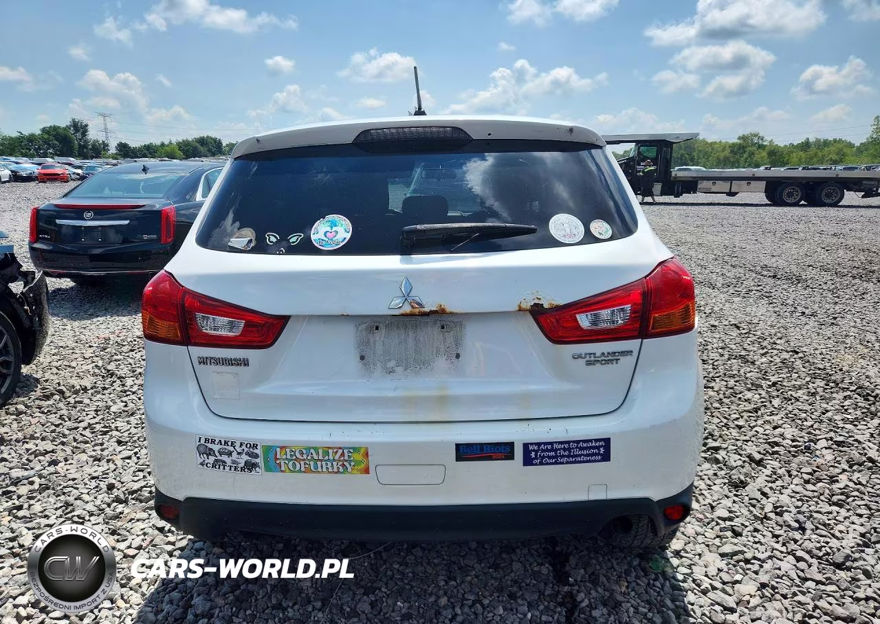 2013 Mitsubishi Outlander Sport Es VIN:4A4AP3AU0DE010614 - 6