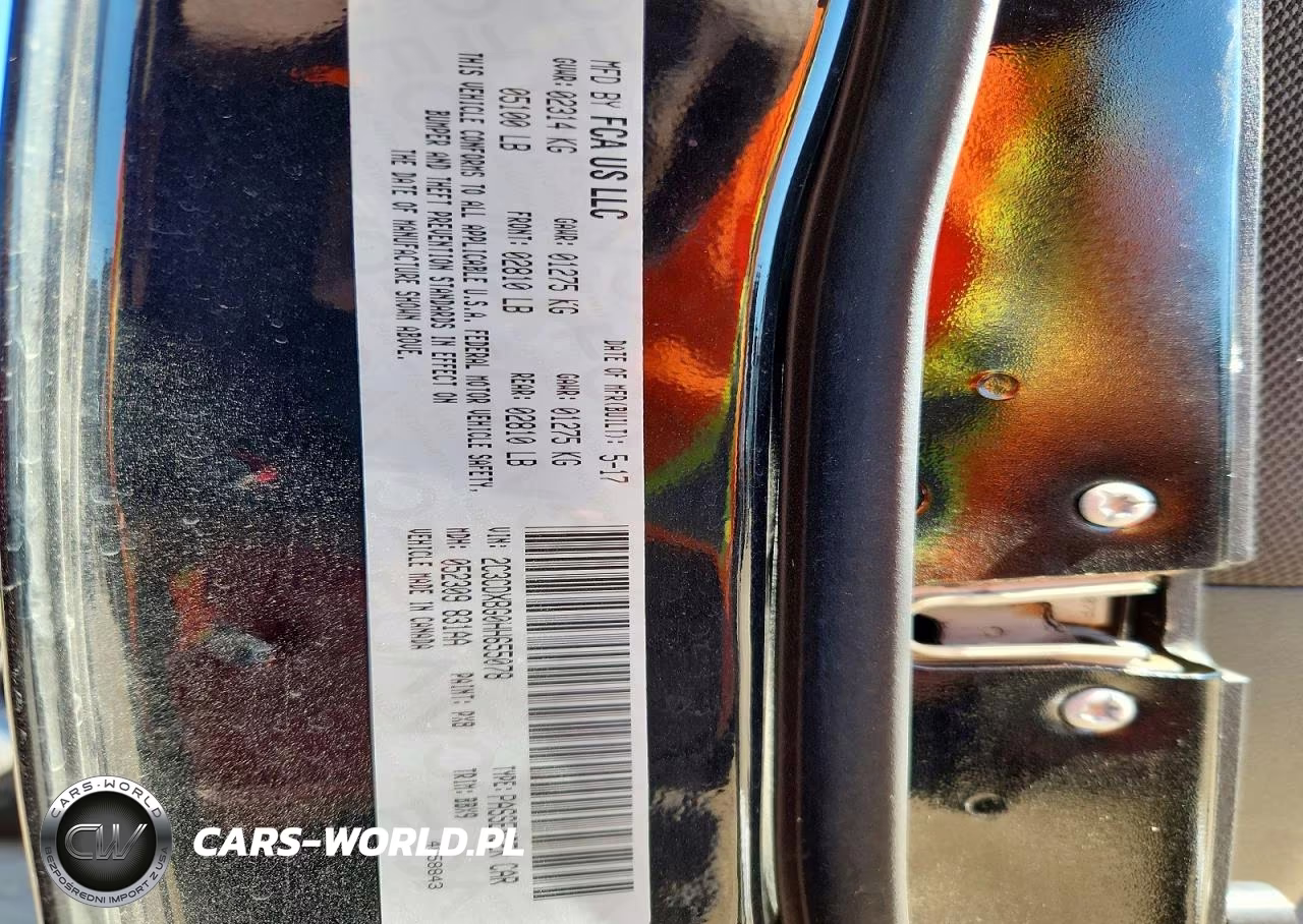 2017 Dodge Charger Se VIN:2C3CDXBG0HH655078 - 12