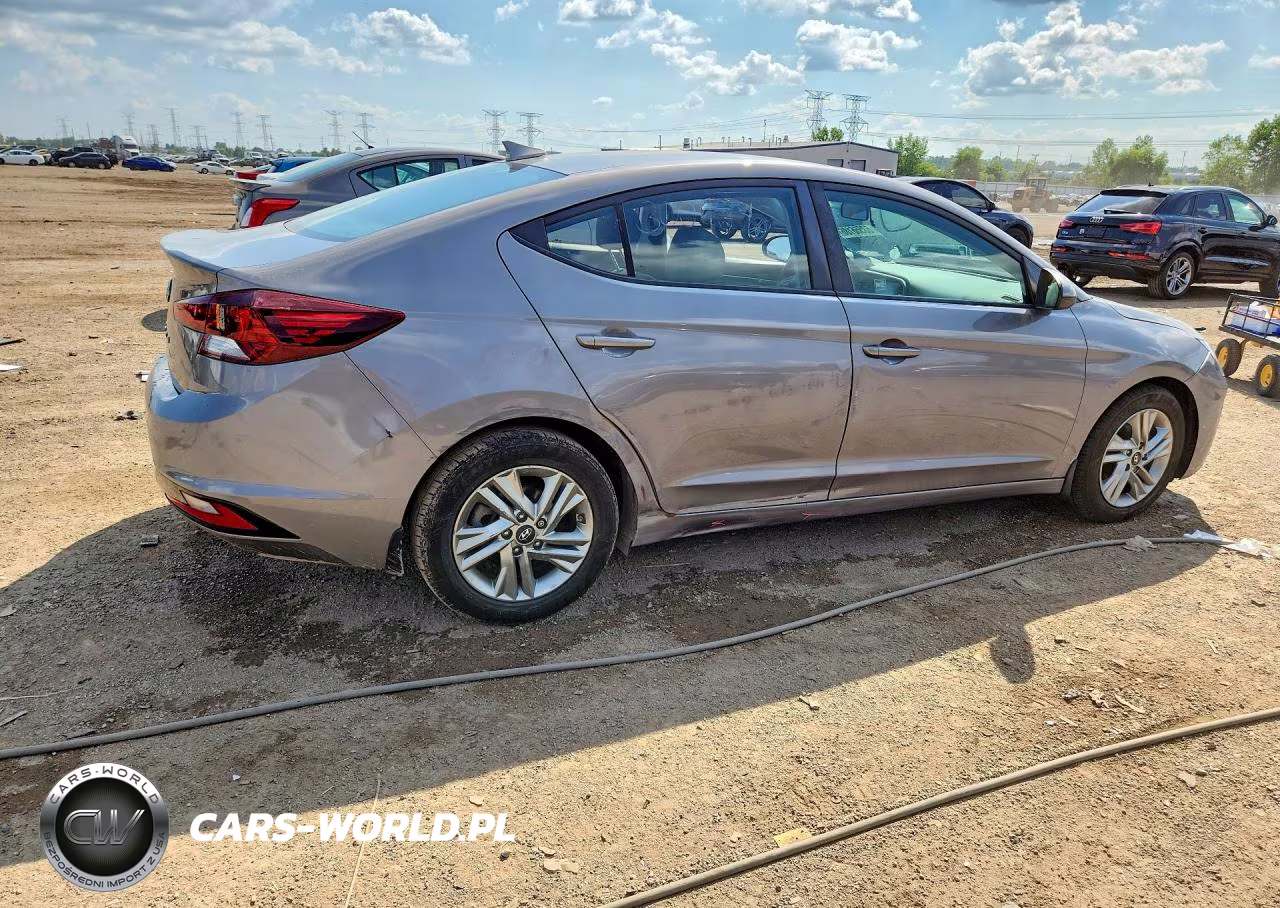 2020 Hyundai Elantra Sel VIN:KMHD84LF7LU022698 - 3