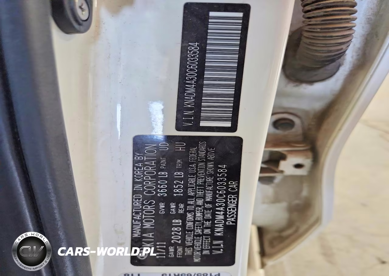 2012 Kia Rio Lx VIN:KNADM4A30C6033584 - 12