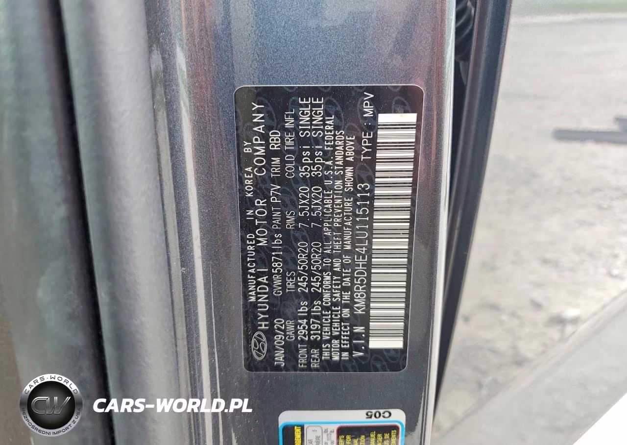 2020 Hyundai Palisade Limited VIN:KM8R5DHE4LU115113 - 14