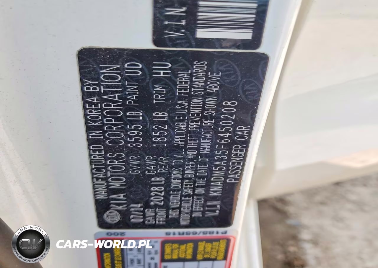 2015 Kia Rio Lx VIN:KNADM5A35F6450208 - 12