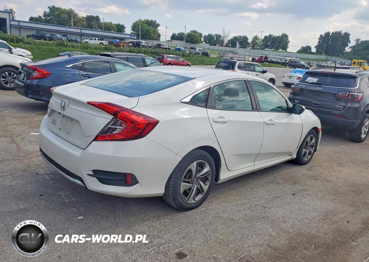 2019 Honda Civic Lx VIN:2HGFC2F64KH517178 - 3