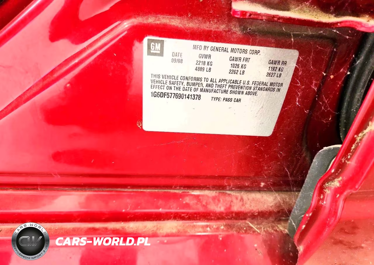 2009 Cadillac Cts VIN:1G6DF577690141378 - 12