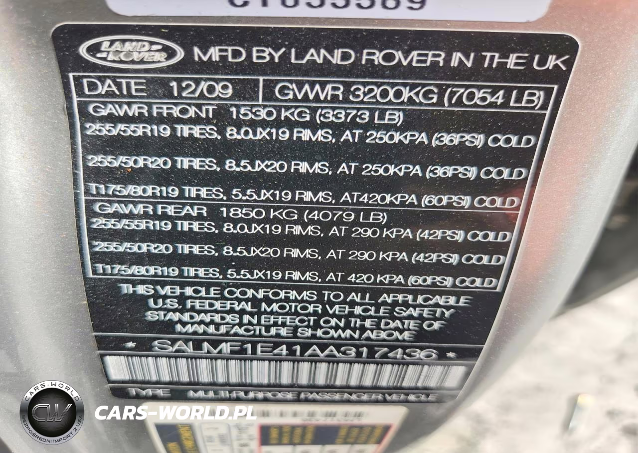 2010 Land Rover Range Rover Hse Luxury VIN:SALMF1E41AA317436 - 13
