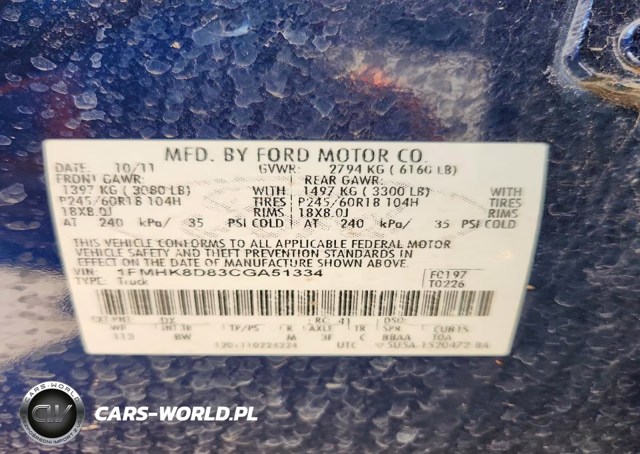 2012 Ford Explorer Xlt VIN:1FMHK8D83CGA51334 - 13