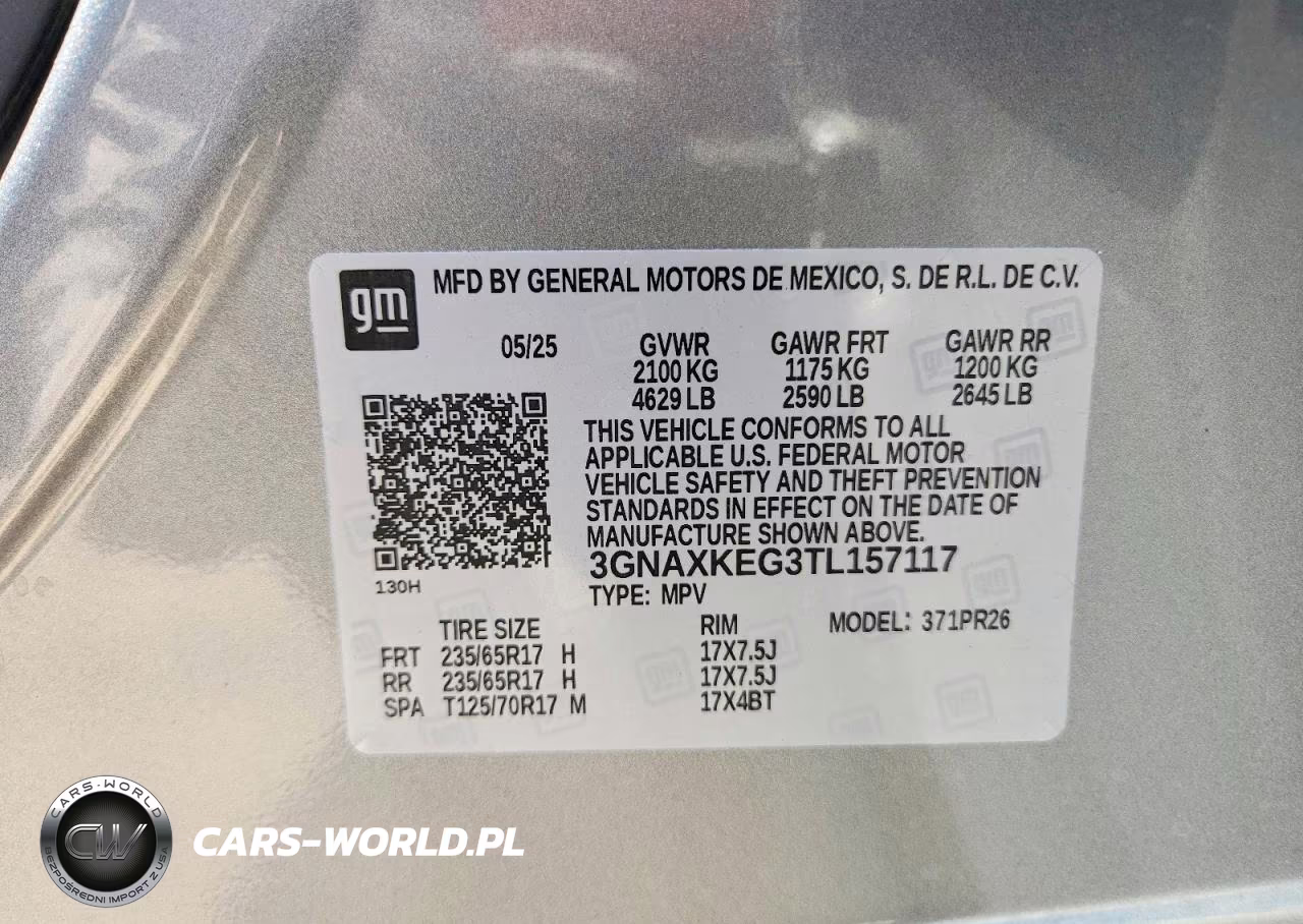 2026 Chevrolet Equinox Activ VIN:3GNAXKEG3TL157117 - 14