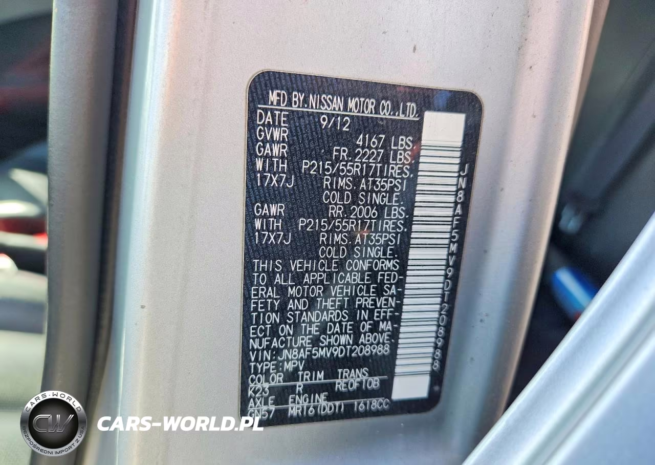 2013 Nissan Juke S VIN:JN8AF5MV9DT208988 - 13