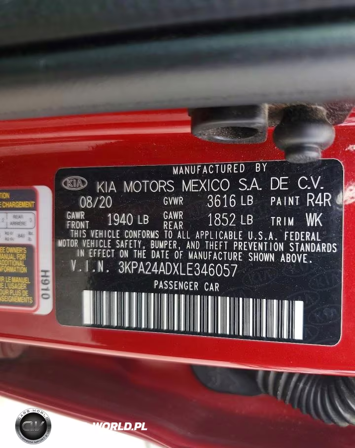 2020 Kia Rio S VIN:3KPA24ADXLE346057 - 13
