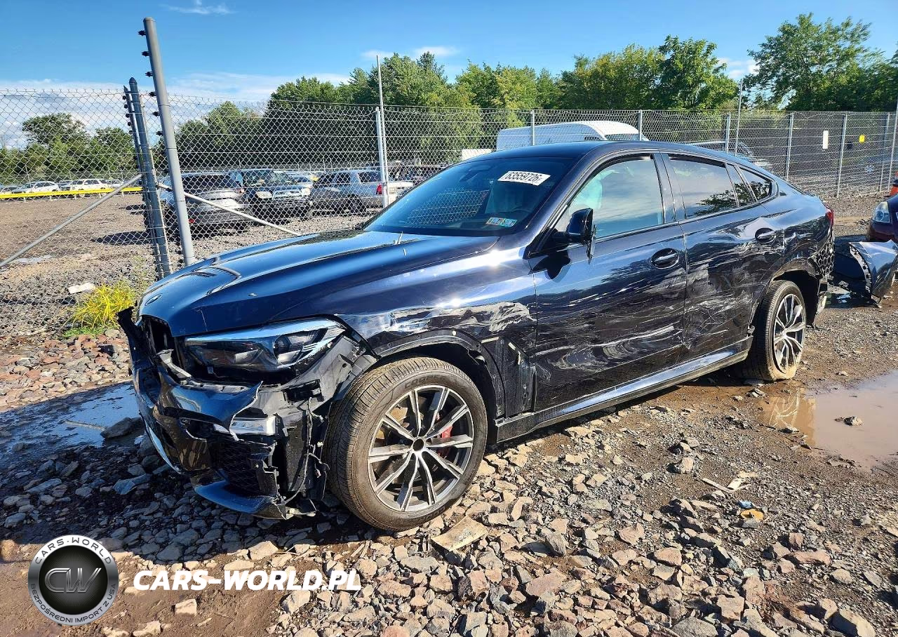 2021 BMW X6 M50I VIN:5UXCY8C01M9G44495 - 1