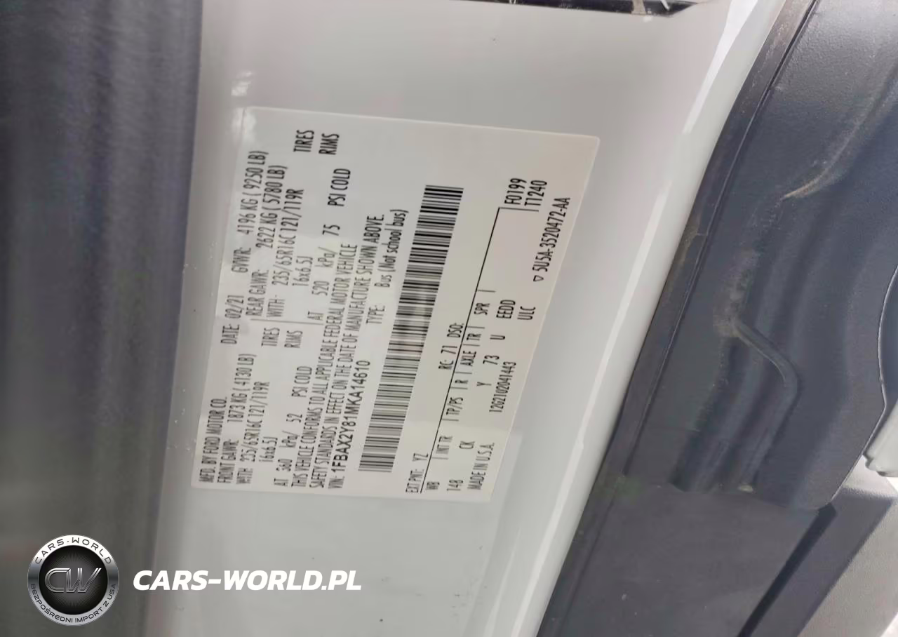 2021 Ford Transit T-350 VIN:1FBAX2Y81MKA14610 - 13