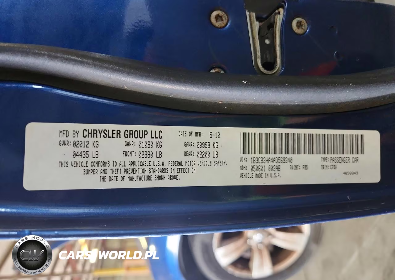 2010 Dodge Caliber Mainstreet VIN:1B3CB3HA4AD569340 - 13