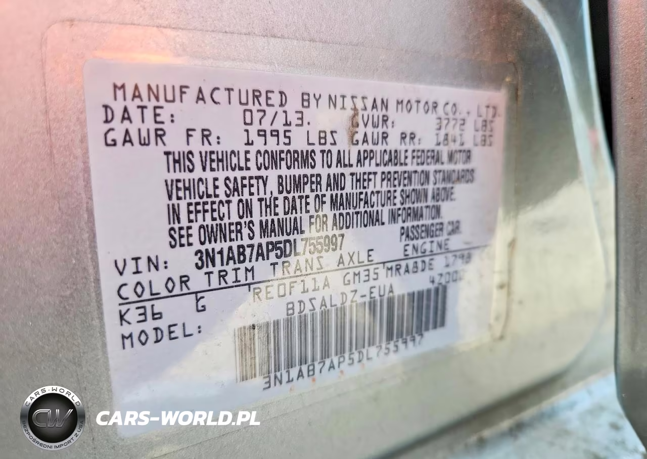 2013 Nissan Sentra S VIN:3N1AB7AP5DL755997 - 12