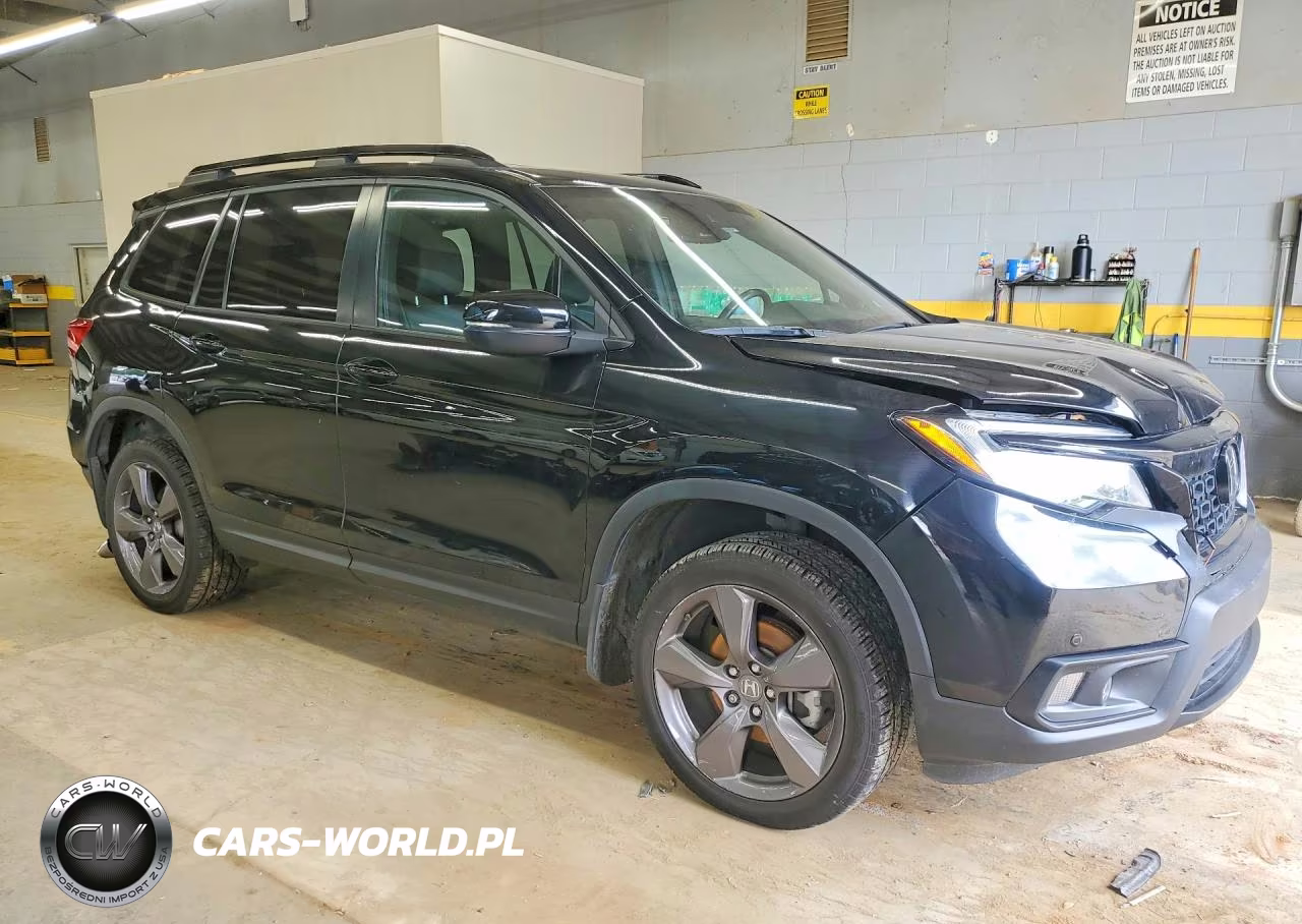2021 Honda Passport Touring VIN:5FNYF8H91MB017383 - 4