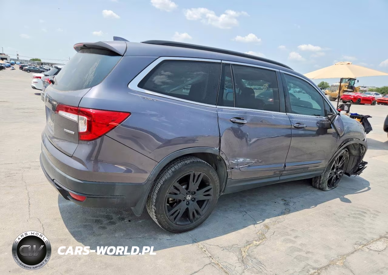 2021 Honda Pilot Se VIN:5FNYF5H29MB034482 - 3