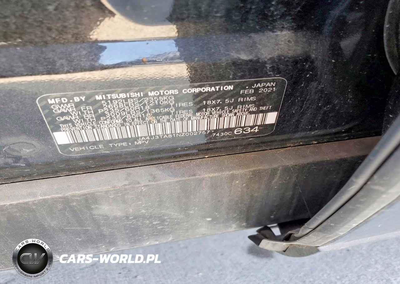 2022 Mitsubishi Outlander Es VIN:JA4J3TA81NZ002757 - 13