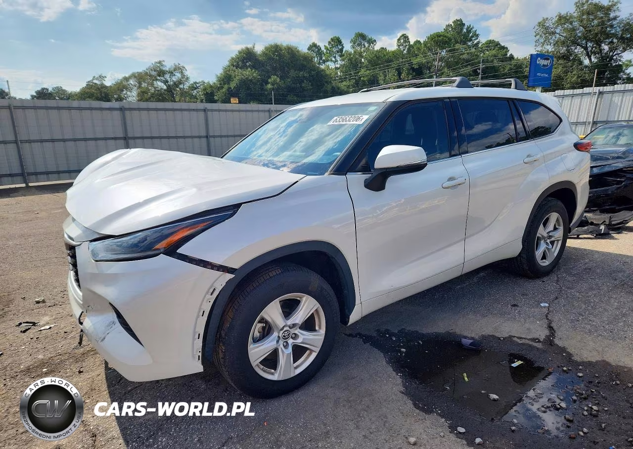 2021 Toyota Highlander Le VIN:5TDZZRAH7MS527817 - 1