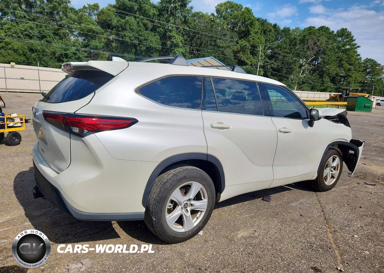 2021 Toyota Highlander Le VIN:5TDZZRAH7MS527817 - 3