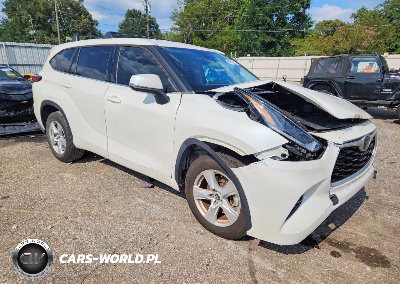 2021 Toyota Highlander Le VIN:5TDZZRAH7MS527817 - 4
