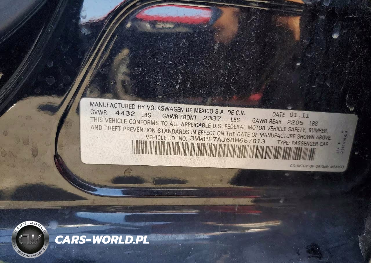 2011 Volkswagen Jetta Tdi VIN:3VWPL7AJ6BM667013 - 13