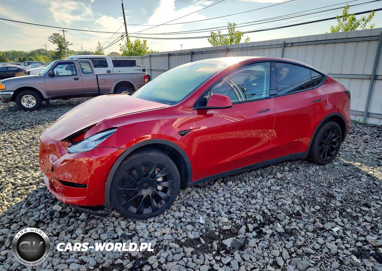2022 Tesla Model Y VIN:7SAYGDEE2NA021967 - 1