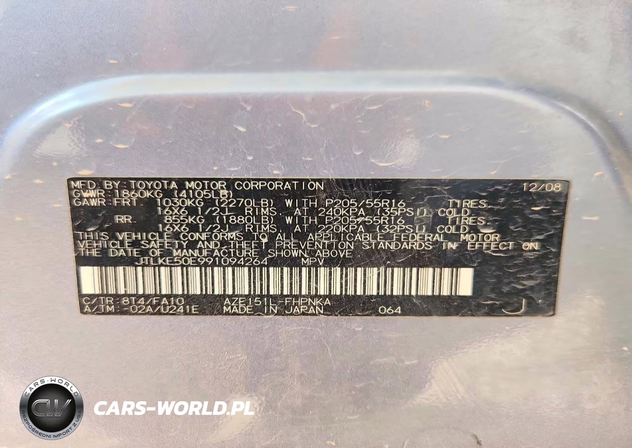 2009 Scion Xb Base VIN:JTLKE50E991094264 - 12