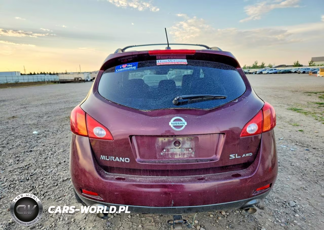 2009 Nissan Murano S VIN:JN8AZ18W19W102849 - 6