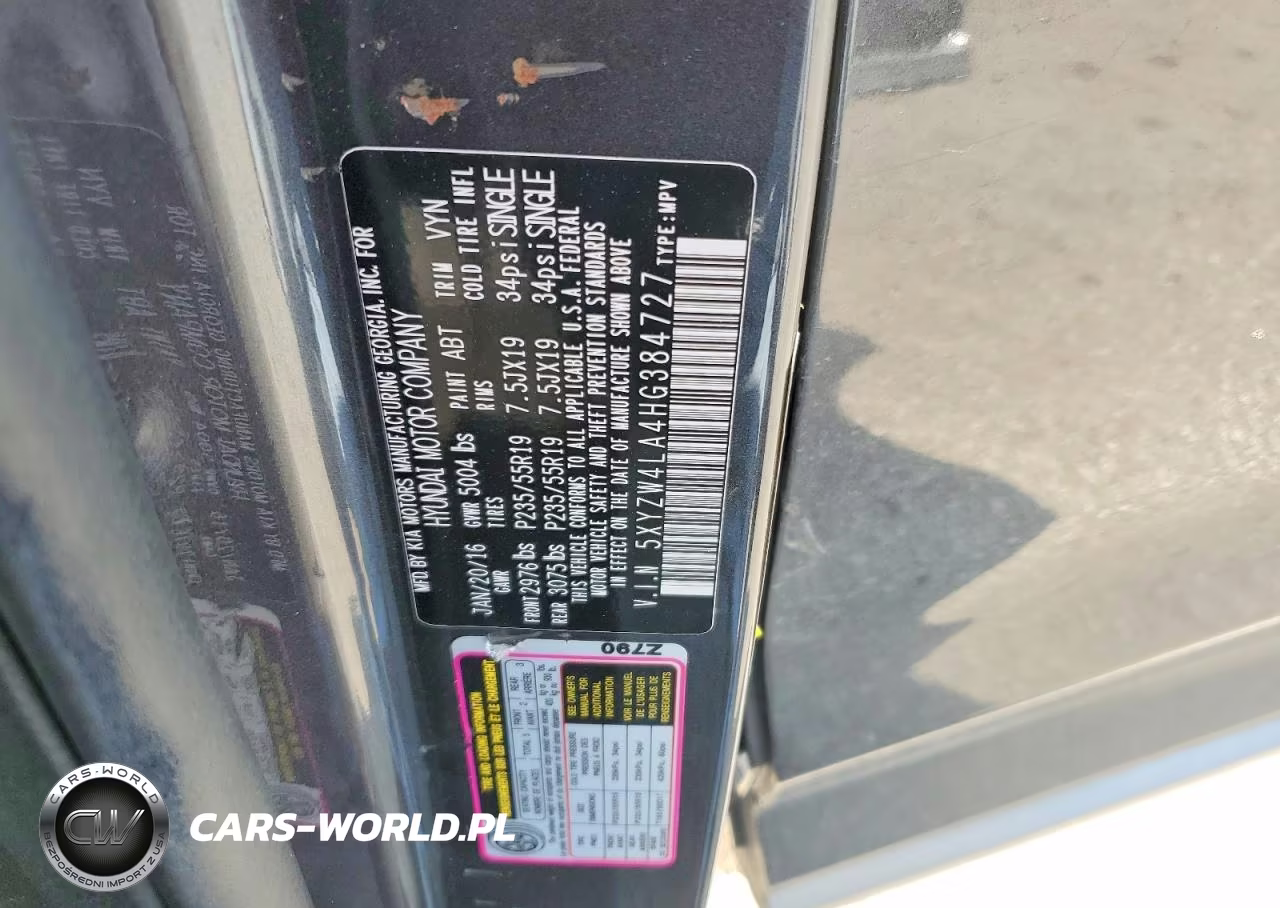 2017 Hyundai Santa Fe Sport 2.0T Ultimate VIN:5XYZW4LA4HG384727 - 13
