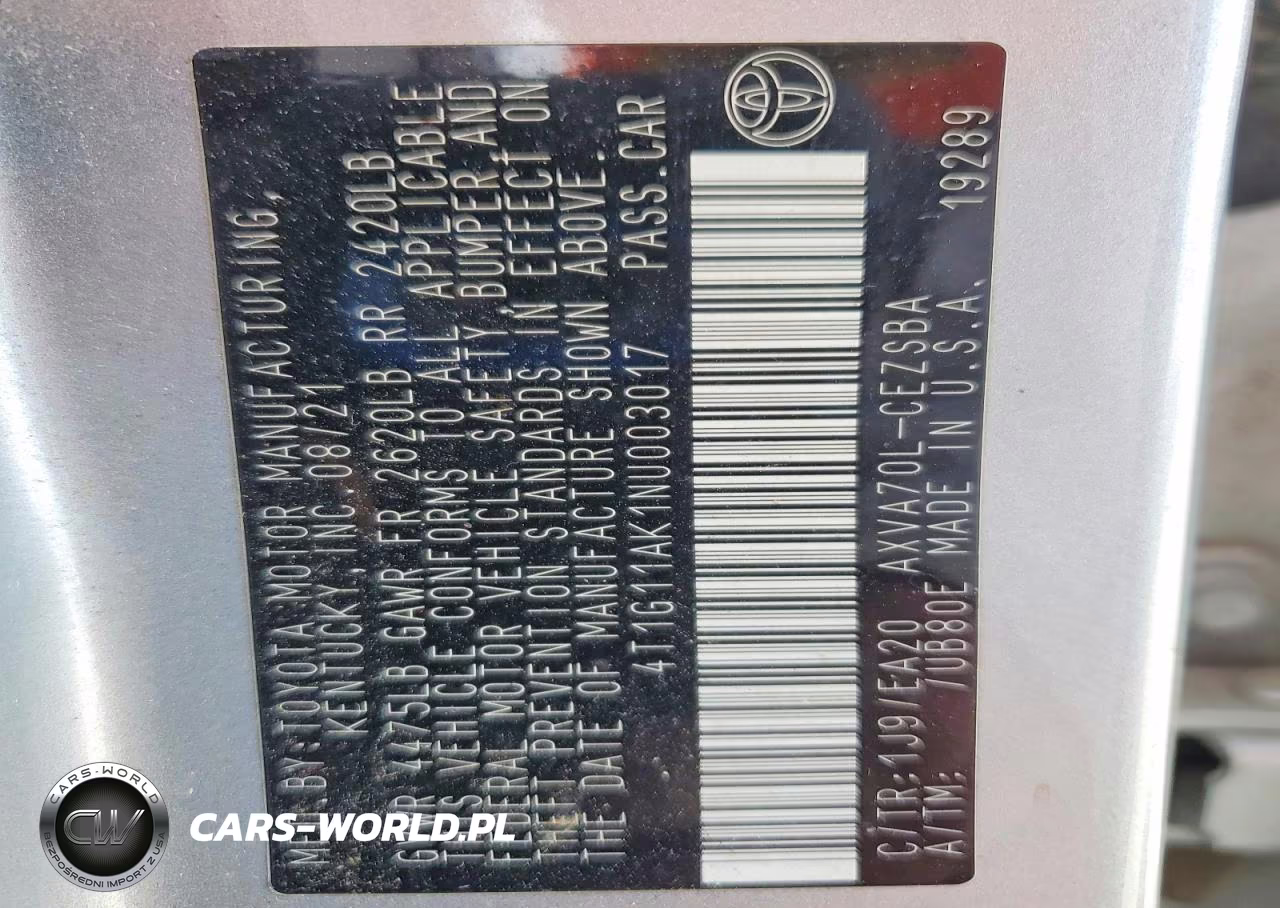2022 Toyota Camry Se VIN:4T1G11AK1NU003017 - 12