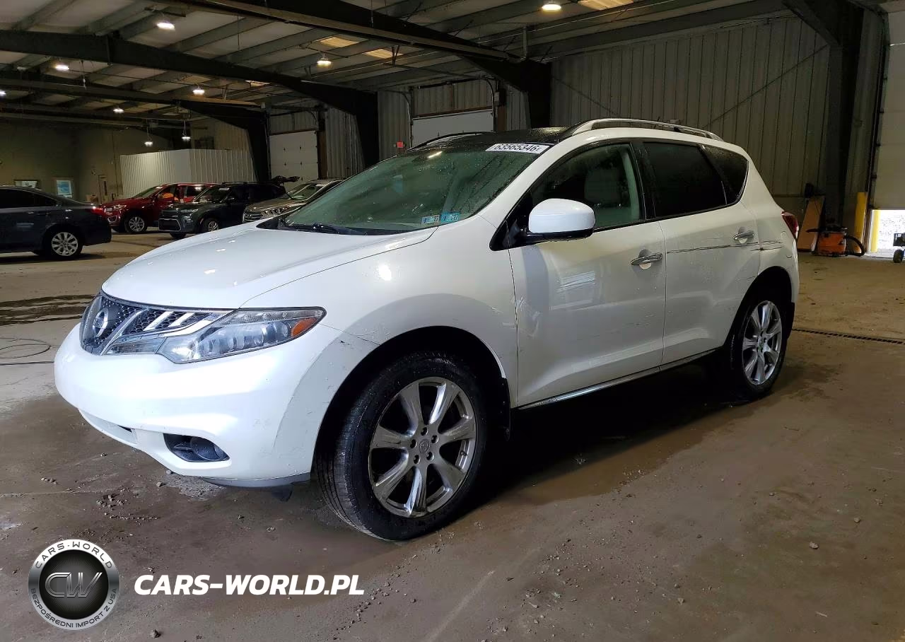 2012 Nissan Murano S VIN:JN8AZ1MW6CW231442 - 1