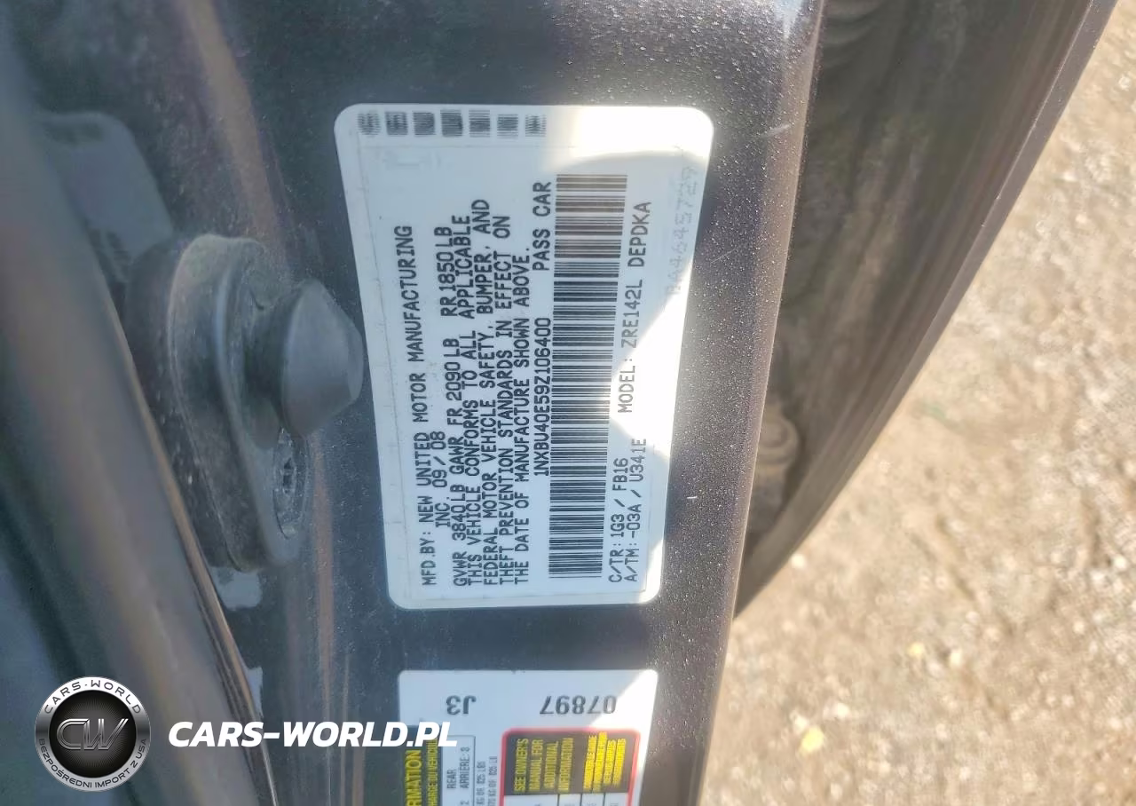 2009 Toyota Corolla Le VIN:1NXBU40E59Z106400 - 12