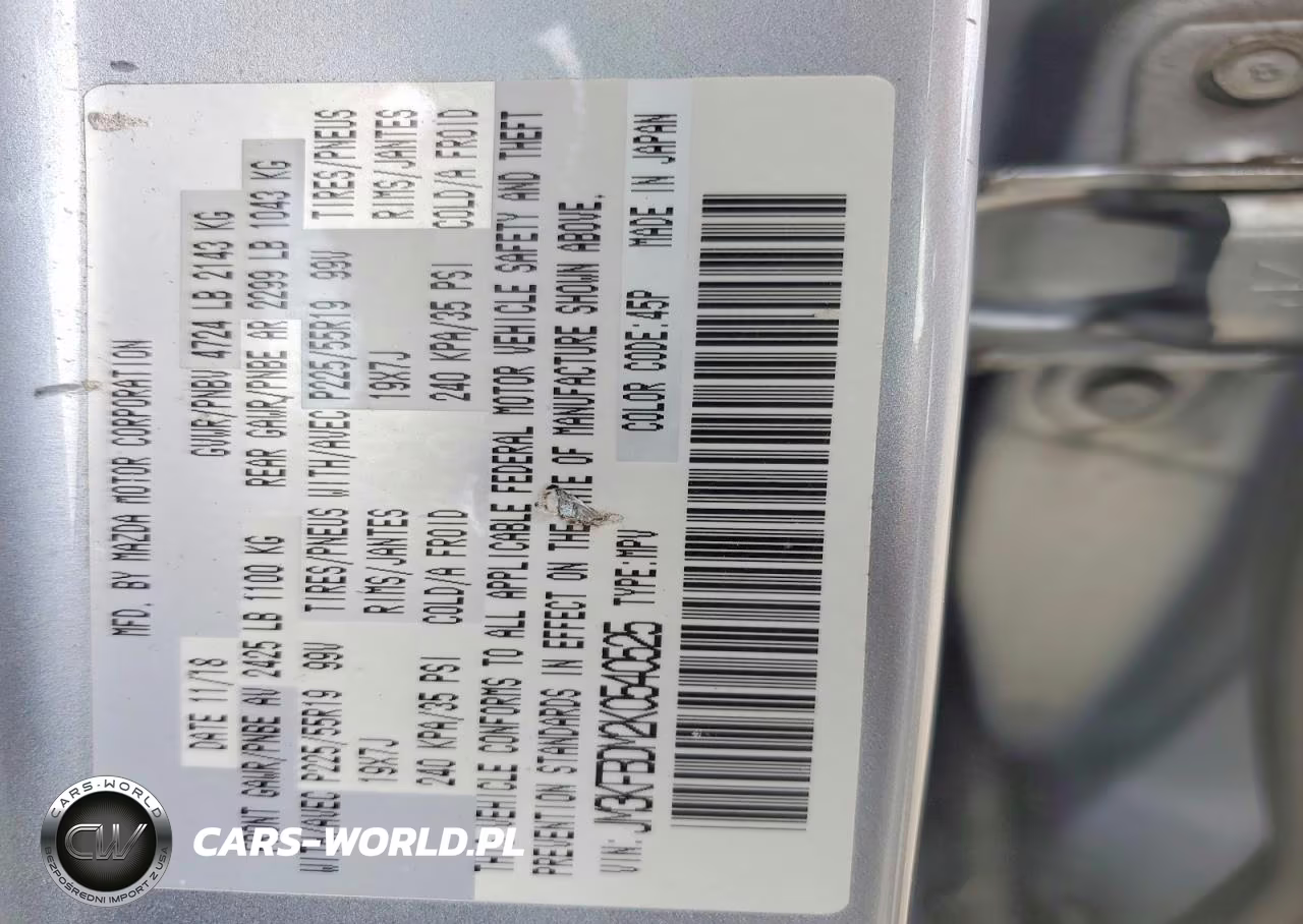 2019 Mazda Cx-5 Grand Touring VIN:JM3KFBDM2K0540525 - 12