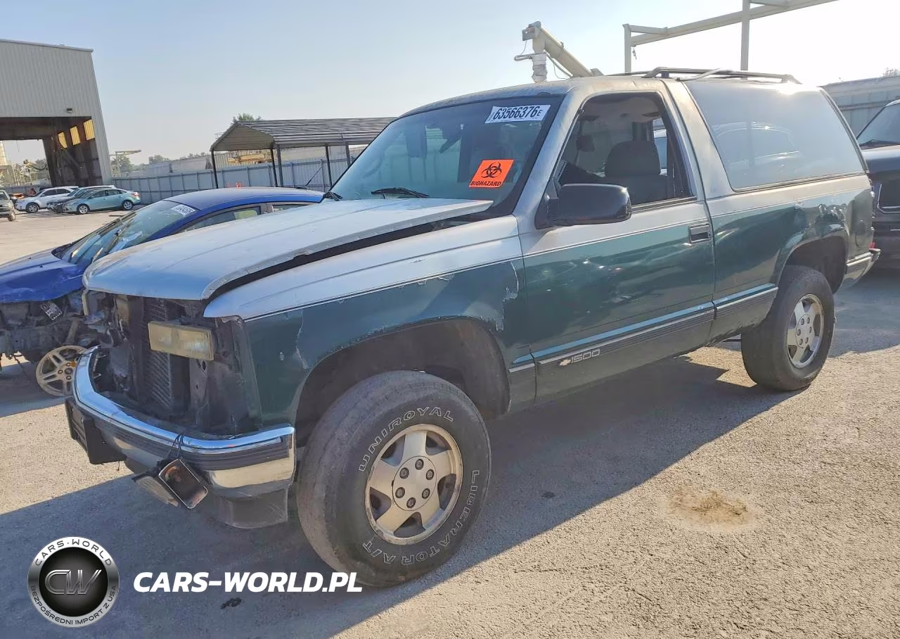 1995 Chevrolet Tahoe K1500 VIN:3GNEK18K4SG109868 - 1