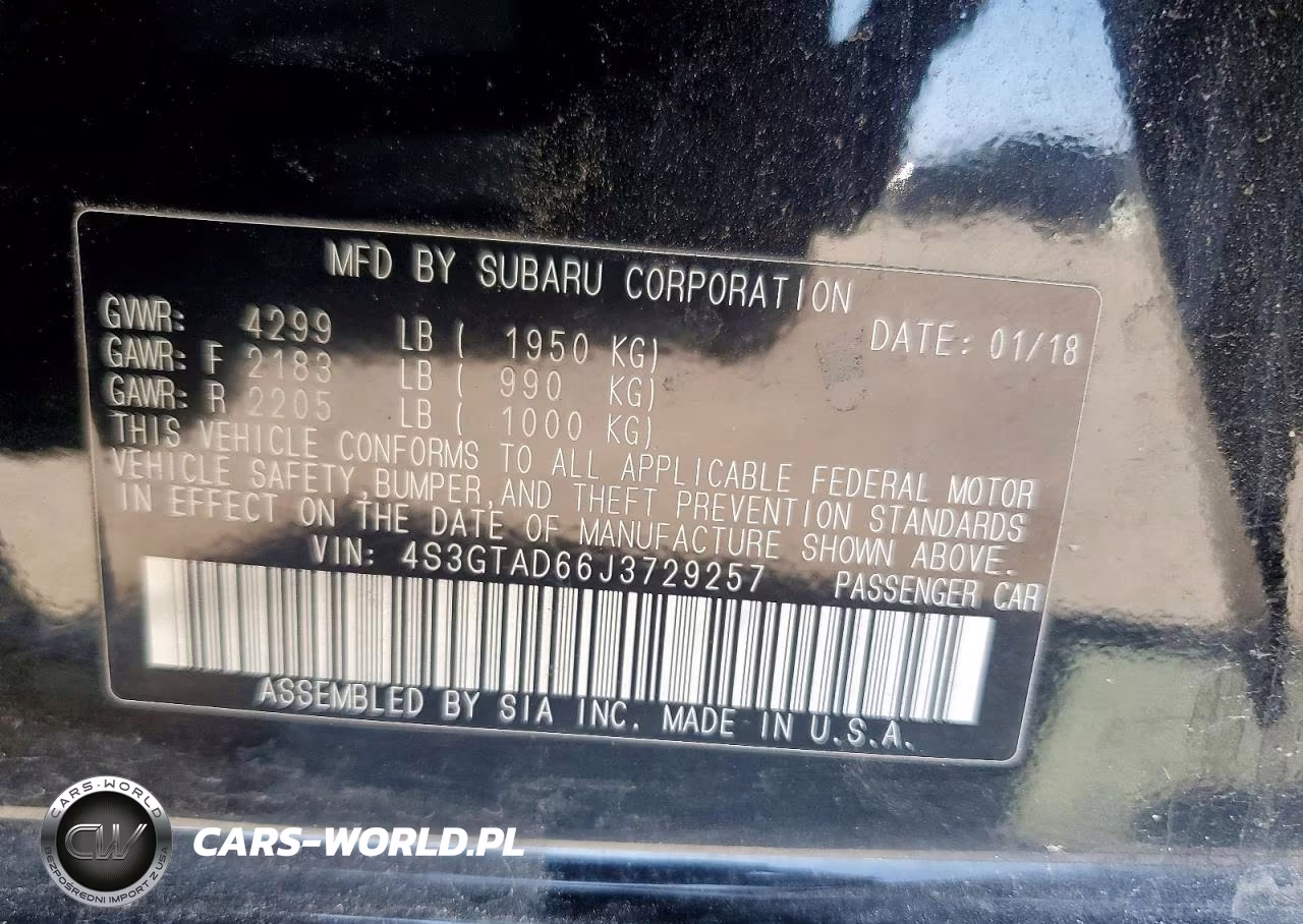 2018 Subaru Impreza Premium Plus VIN:4S3GTAD66J3729257 - 12
