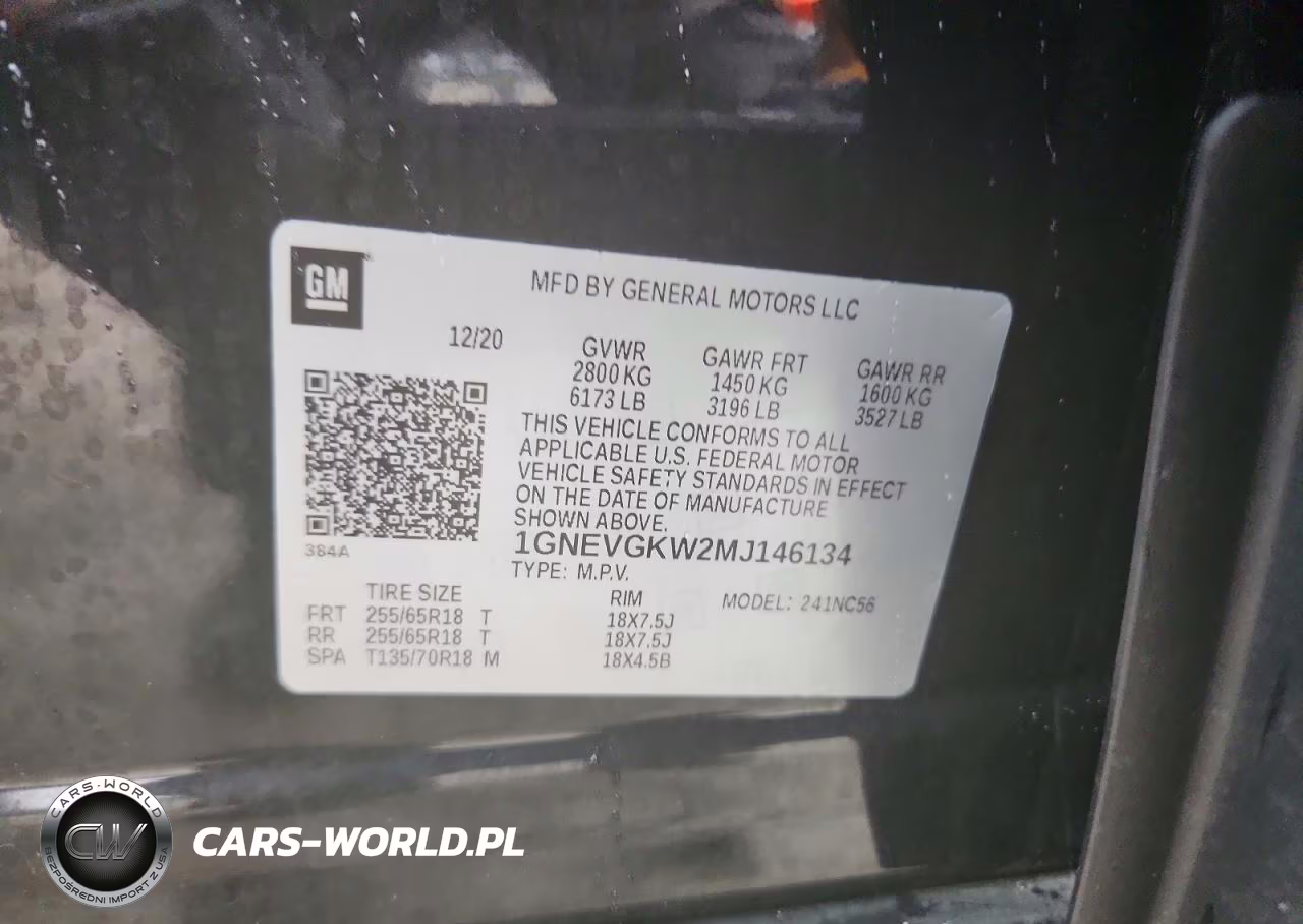 2021 Chevrolet Traverse Lt VIN:1GNEVGKW2MJ146134 - 13