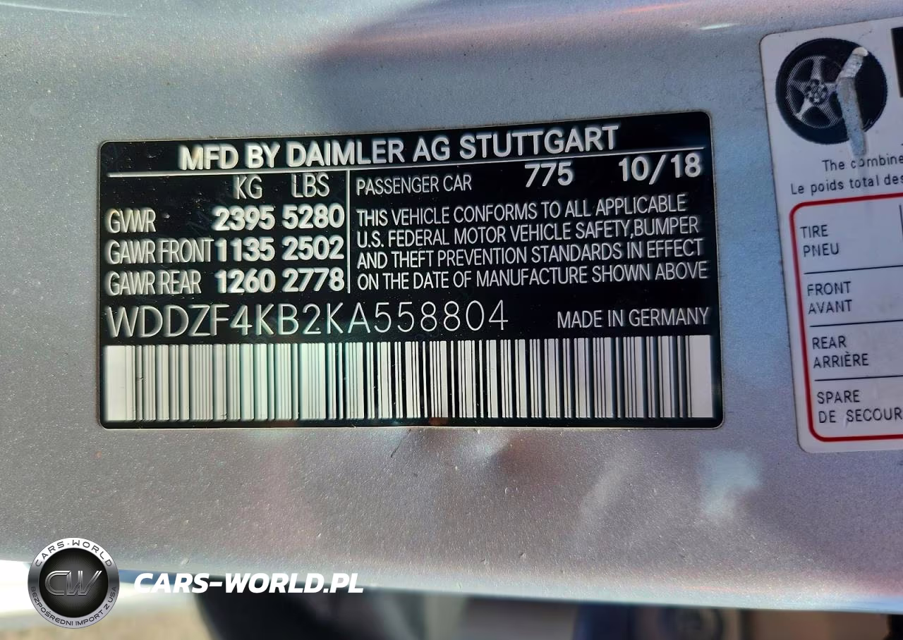 2019 Mercedes-Benz E 300 4Matic VIN:WDDZF4KB2KA558804 - 13
