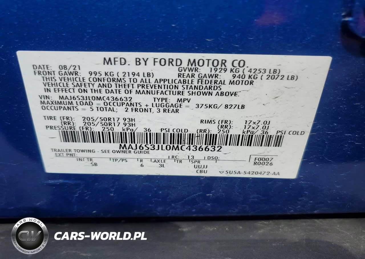 2021 Ford Ecosport Ses VIN:MAJ6S3JL0MC436632 - 13